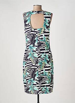 Robe mi-longue sans manche sans manche vert K-DESIGN femme