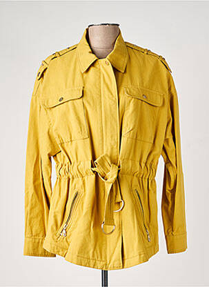Veste casual poches jaune 7 SEASONS femme