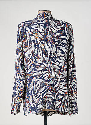 Blazer col châle bleu EVA KAYAN femme
