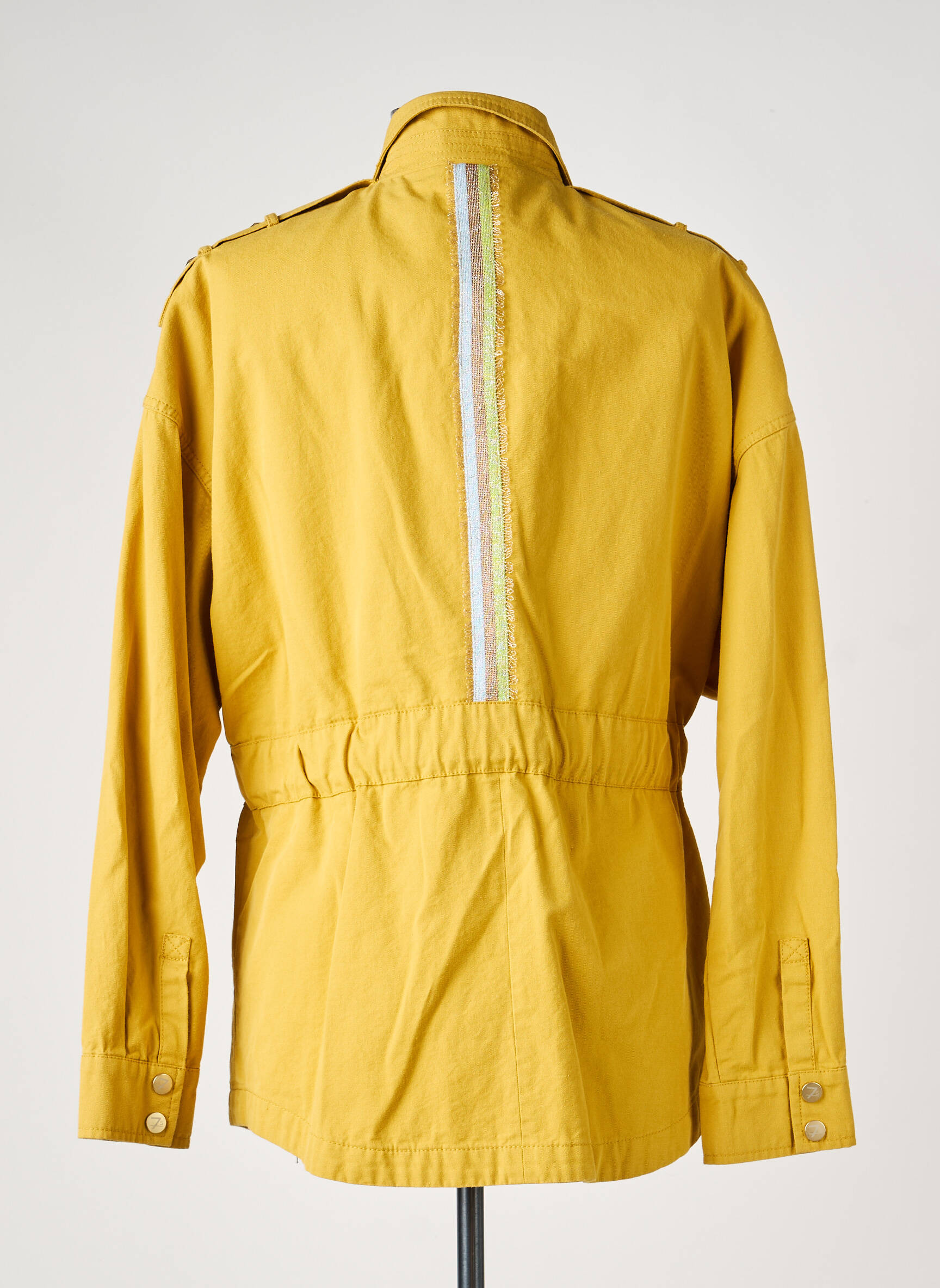 Veste casual poches jaune 7 SEASONS femme