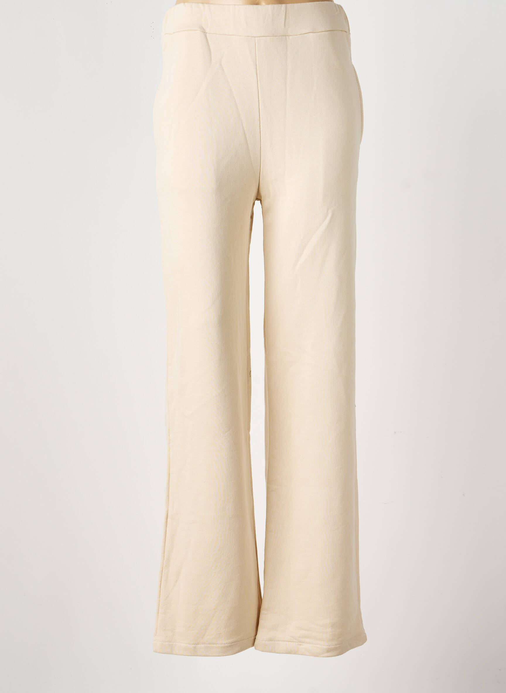 Jogging taille haute taille haute beige SENES femme