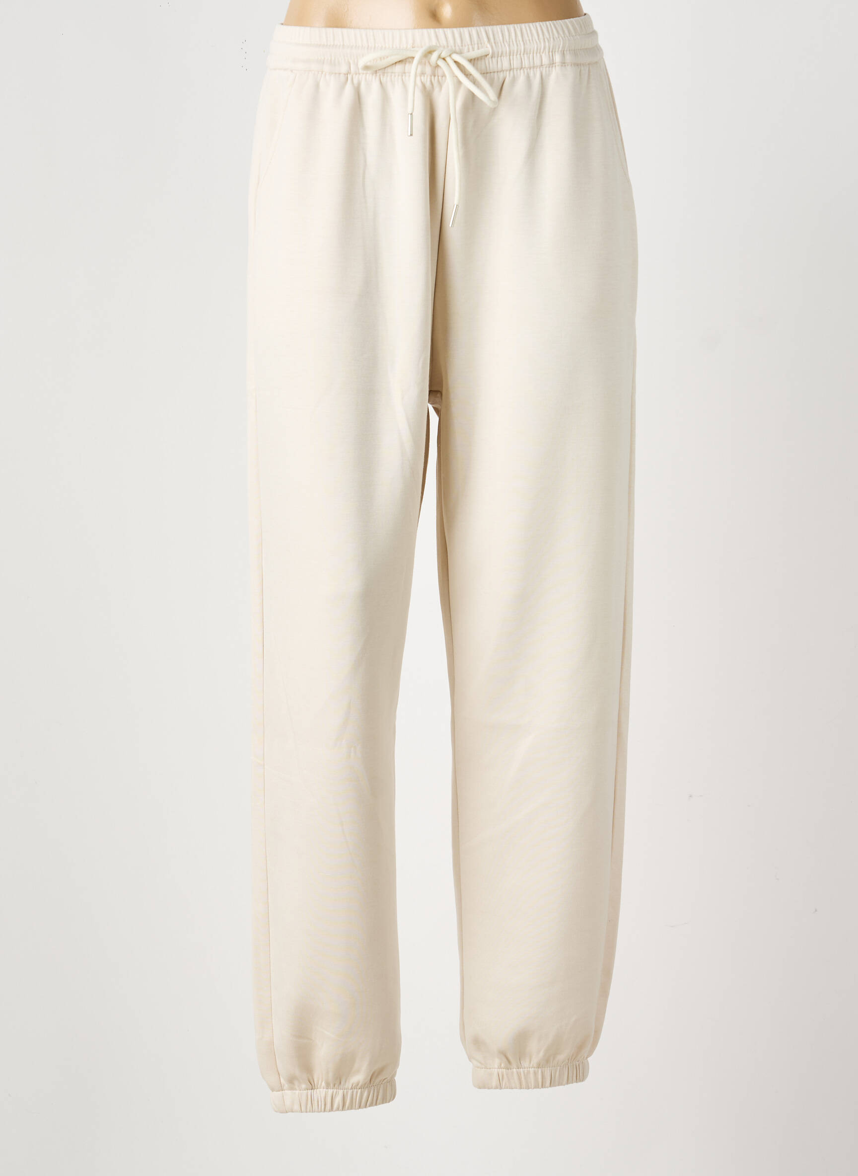 Jogging stretch taille normale beige MISS BON femme