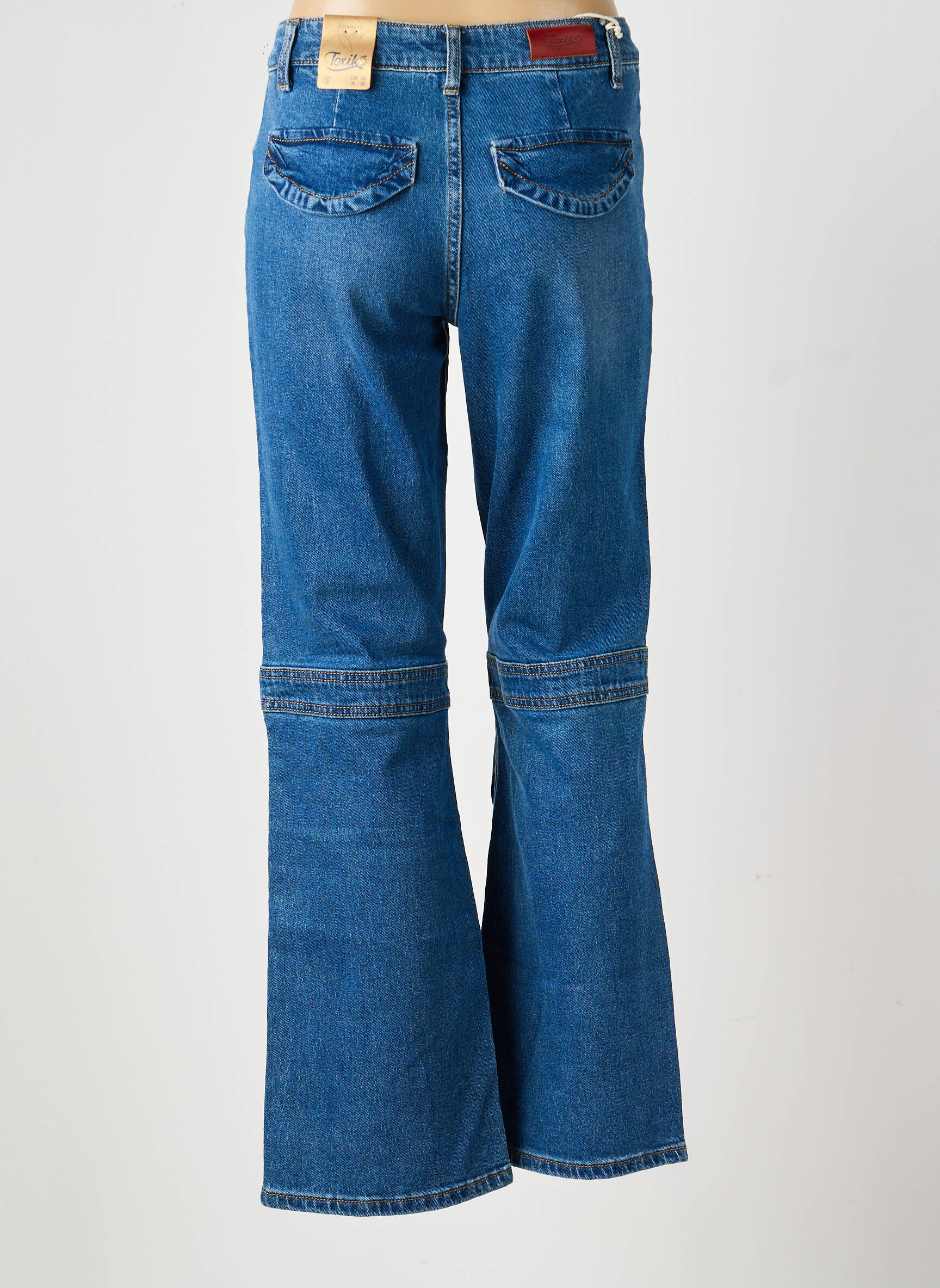 Jeans bootcut taille normale taille normale bleu TOXIK3 femme