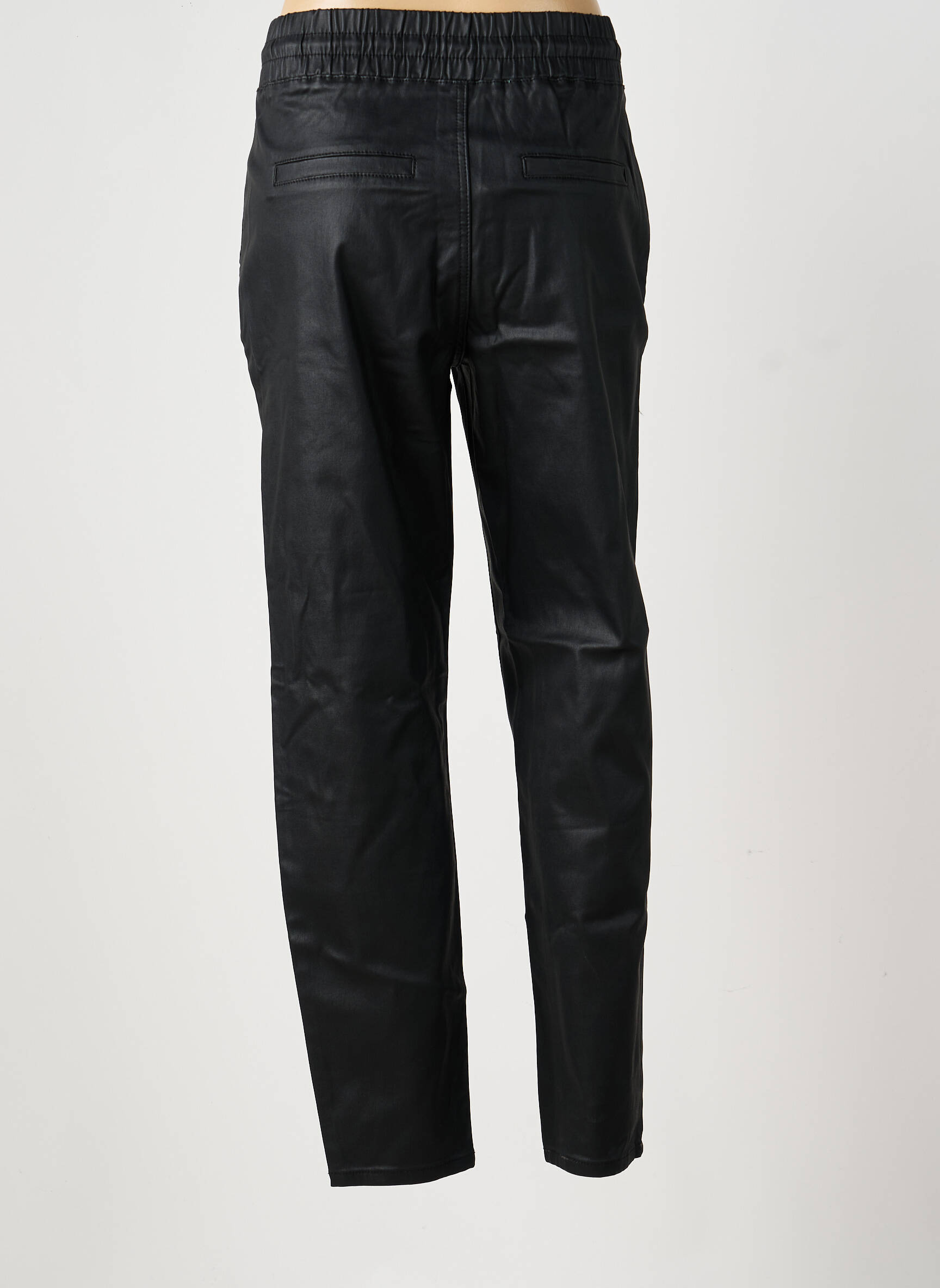 Pantalon chino stretch taille normale noir TOXIK3 femme