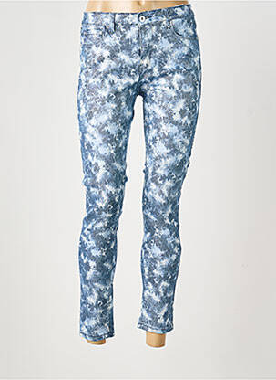 Pantalon slim stretch taille normale bleu TOXIK3 femme