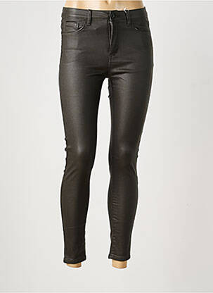 Pantalon slim stretch taille normale noir LD STYLE femme