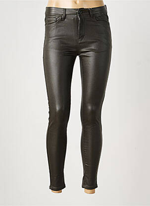 Pantalon slim stretch taille normale noir LD STYLE femme