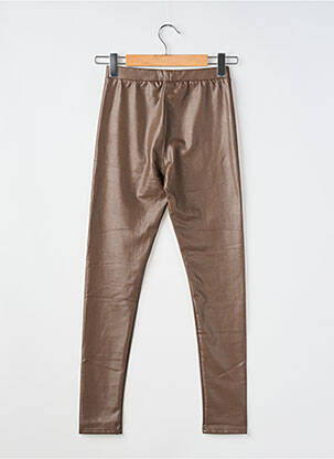 Legging tissage simili-cuir taille normale marron ZAC & ZOE femme