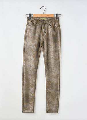 Pantalon slim stretch taille normale vert TOXIK3 femme