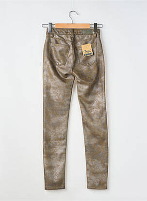 Pantalon slim stretch taille normale vert TOXIK3 femme