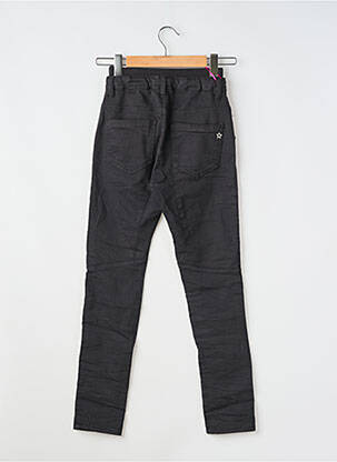 Pantalon slim taille élastique taille normale noir PLACE DU JOUR femme