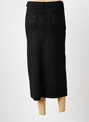 Jupe longue coupe droite noir HF MODA femme