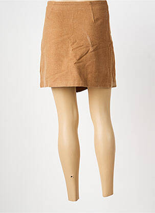 Jupe courte coupe droite marron IT HIPPIE femme