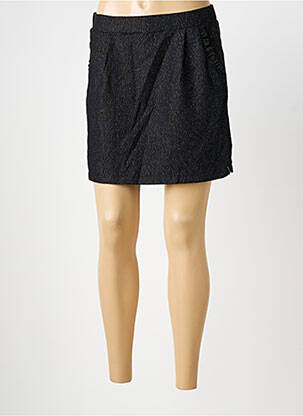 Jupe courte poches noir EMMA ELLA femme