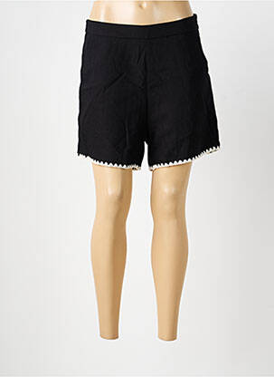 Short coupe droite noir EMMA ELLA femme