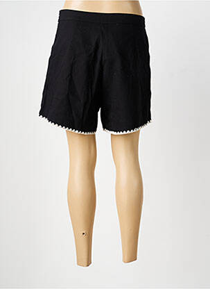 Short coupe droite noir EMMA ELLA femme