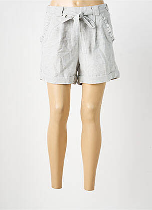Short coupe droite gris EMMA ELLA femme