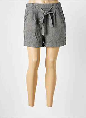 Short coupe droite gris fonce EMMA ELLA femme