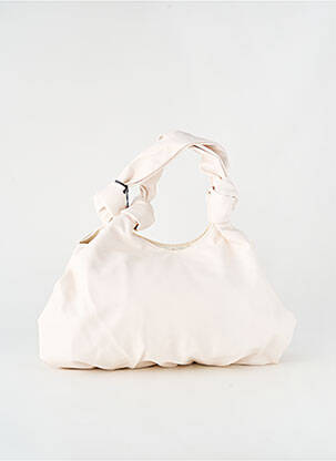 Sac multipoches forme rectangulaire beige TEXTO femme