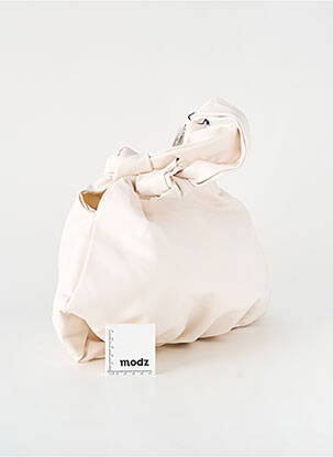 Sac multipoches forme rectangulaire beige TEXTO femme