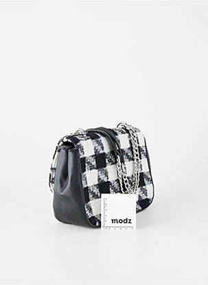 Sac multipoches forme rectangulaire noir TEXTO femme