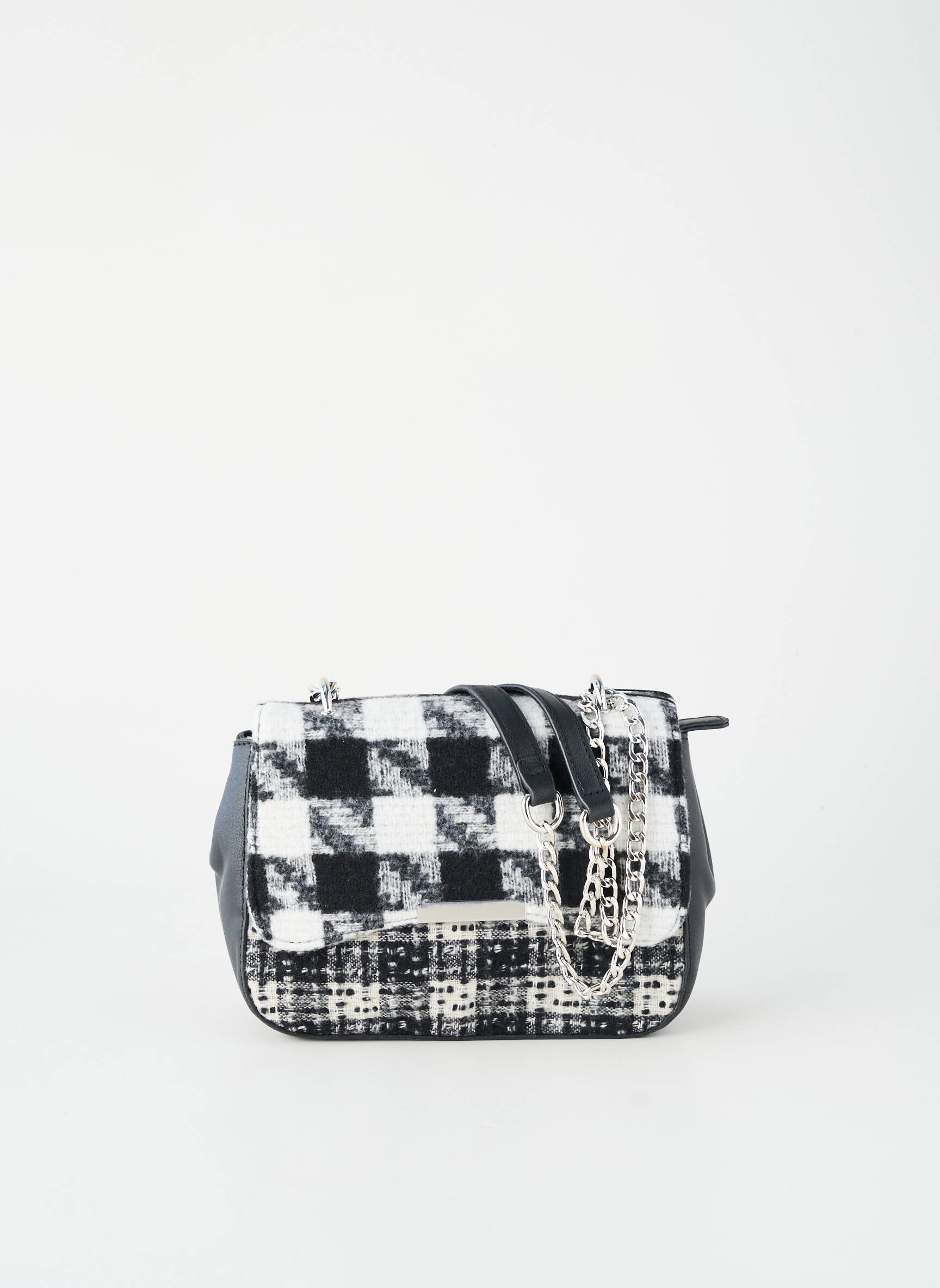 Sac multipoches forme rectangulaire noir TEXTO femme