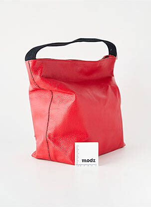 Sac type de porter main forme cabas rouge BARBARA RIHL femme