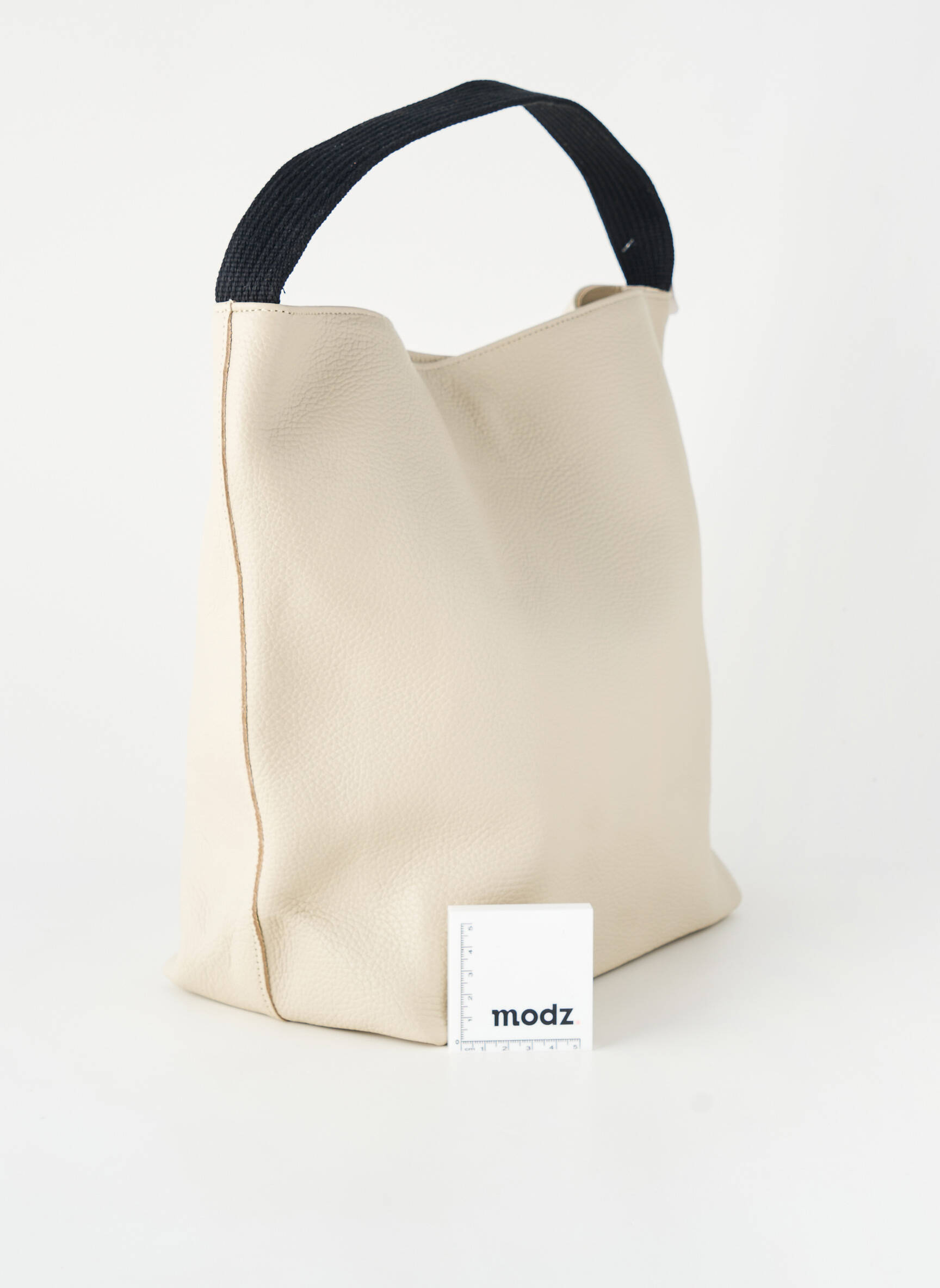 Sac type de porter main forme cabas beige BARBARA RIHL femme