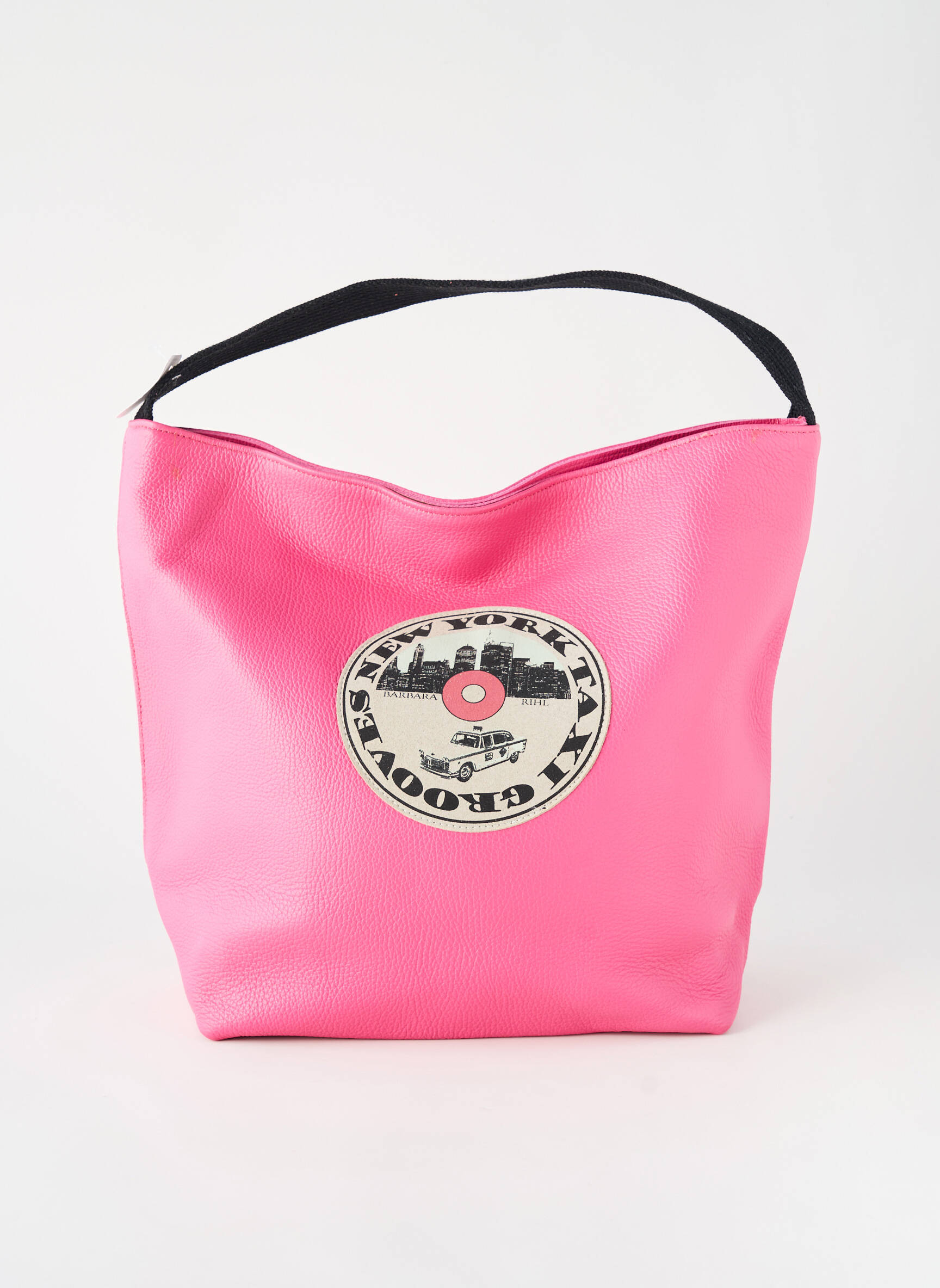 Sac type de porter main forme cabas rose BARBARA RIHL femme