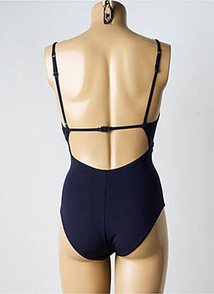 Maillot de bain 1 pièce stretch bleu VANITY FAIR femme