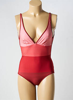 Maillot de bain 1 pièce stretch rose VANITY FAIR femme