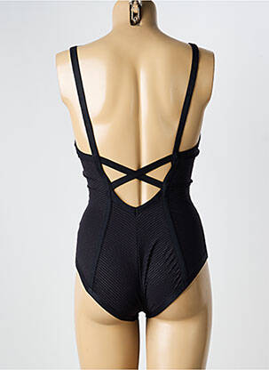 Maillot de bain 1 pièce stretch noir VANITY FAIR femme