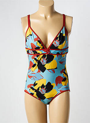 Maillot de bain 1 pièce imprimé fantaisie bleu VANITY FAIR femme