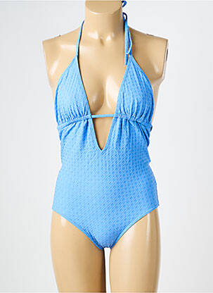 Maillot de bain 1 pièce stretch bleu VANITY FAIR femme