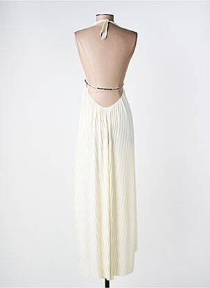 Robe longue sans manche sans manche beige LA PERLA femme