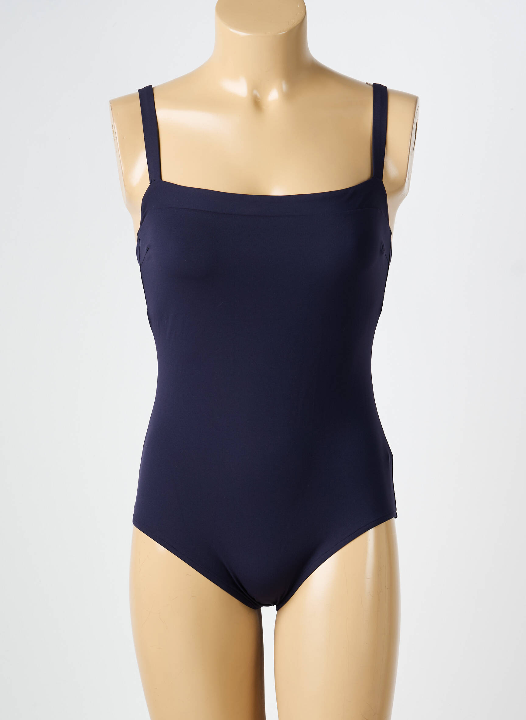 Maillot de bain 1 pièce stretch bleu VANITY FAIR femme