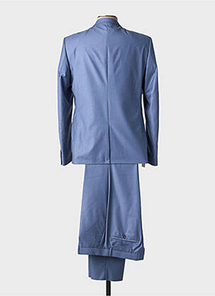 Costume de ville coupe cintrée bleu IZAC homme
