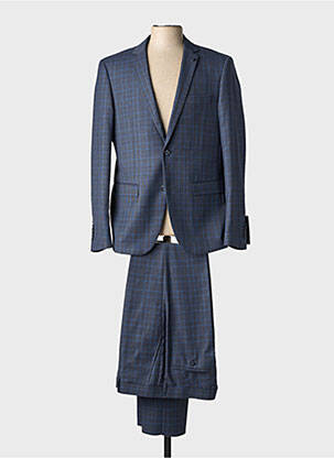 Costume de ville coupe cintrée bleu SIROCCO homme