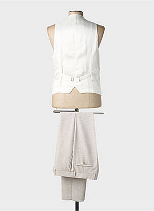 Costume de cérémonie coupe cintrée beige SIROCCO homme