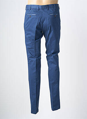 Pantalon slim taille à pinces taille normale bleu NINO LORETTI homme