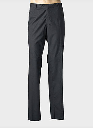 Pantalon droit taille à pinces taille normale noir SIROCCO homme