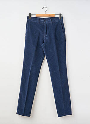 Pantalon chino stretch taille normale bleu LCDN homme