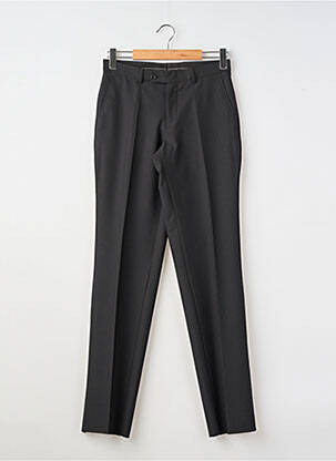 Pantalon slim tissage chiné taille normale gris KAMAO homme