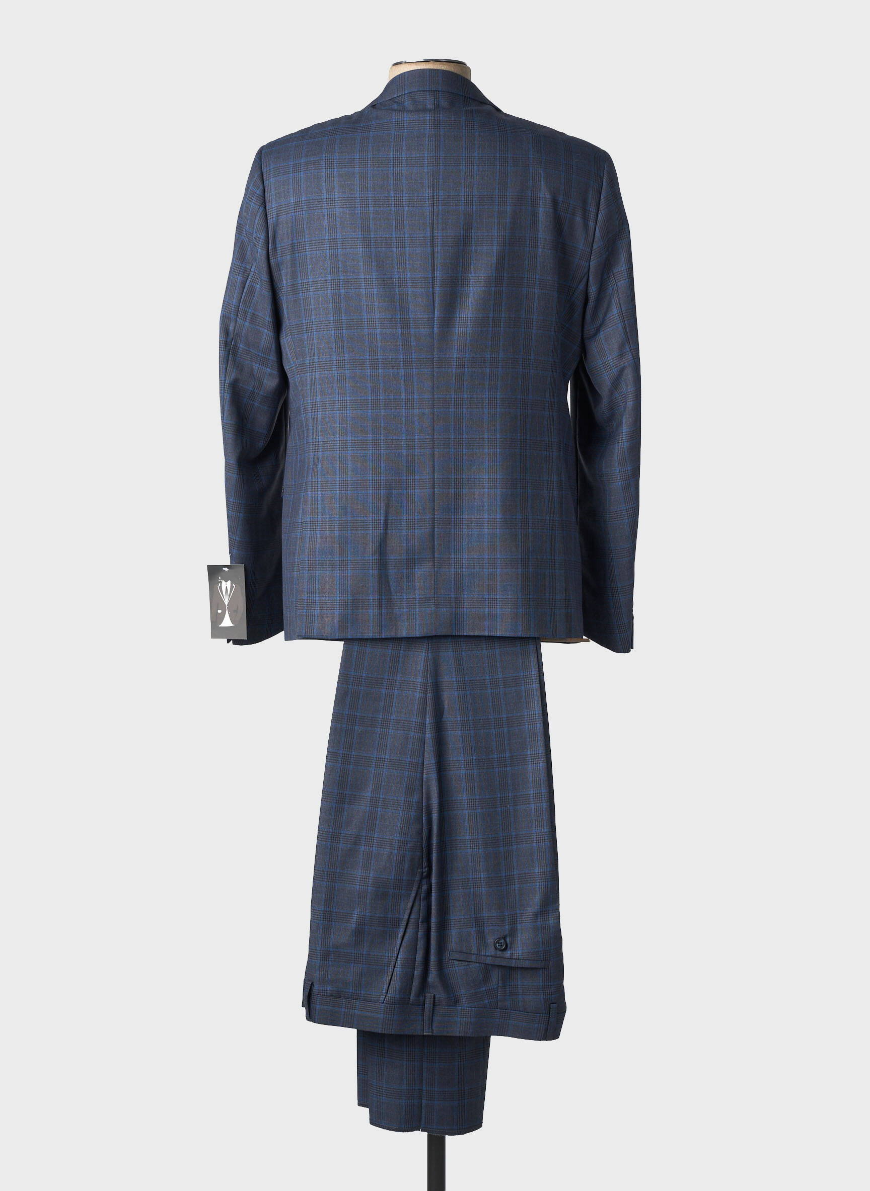 Costume de ville coupe cintrée bleu SIROCCO homme
