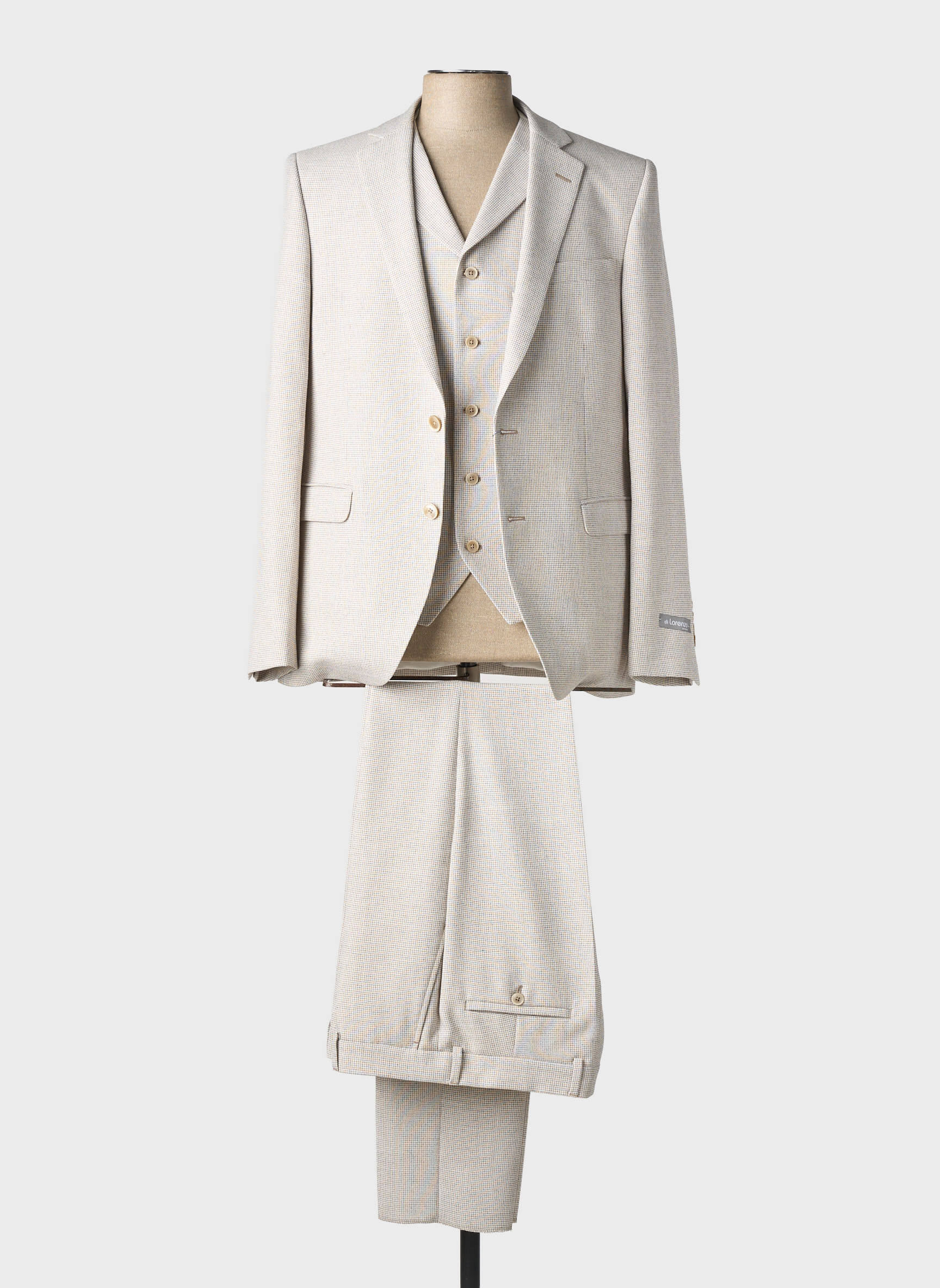 Costume de cérémonie coupe cintrée beige SIROCCO homme