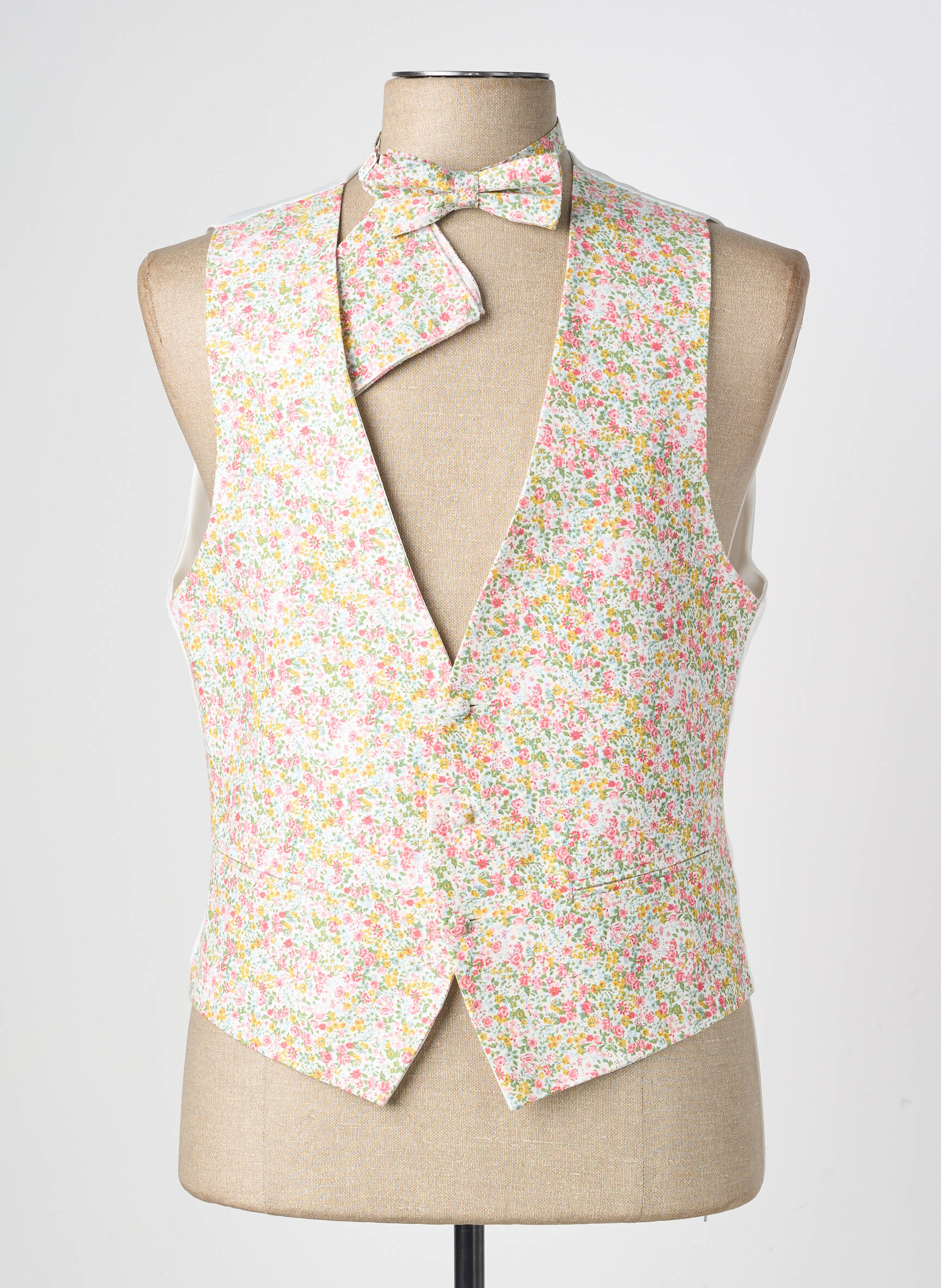 Gilet sans manche bi-matiére vert VIRTUOSE homme