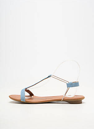Sandales/nu pieds bout ouvert talon plat jusqu'à 3cm bleu SMS femme