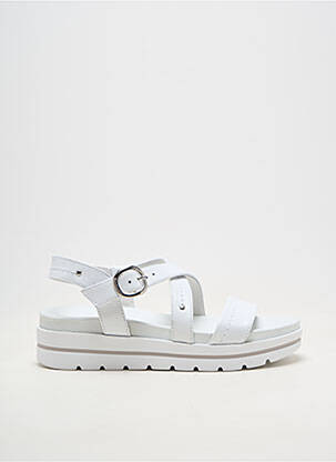 Sandales/nu pieds matière lisse talon de 4 à 6cm blanc NERO GIARDINI femme