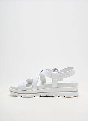 Sandales/nu pieds matière lisse talon de 4 à 6cm blanc NERO GIARDINI femme