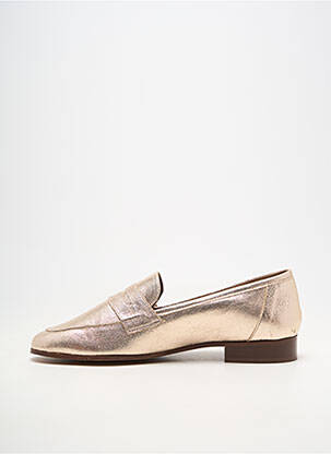 Mocassins matière lisse talon plat jusqu'à 3cm or MAISON TOUFET femme